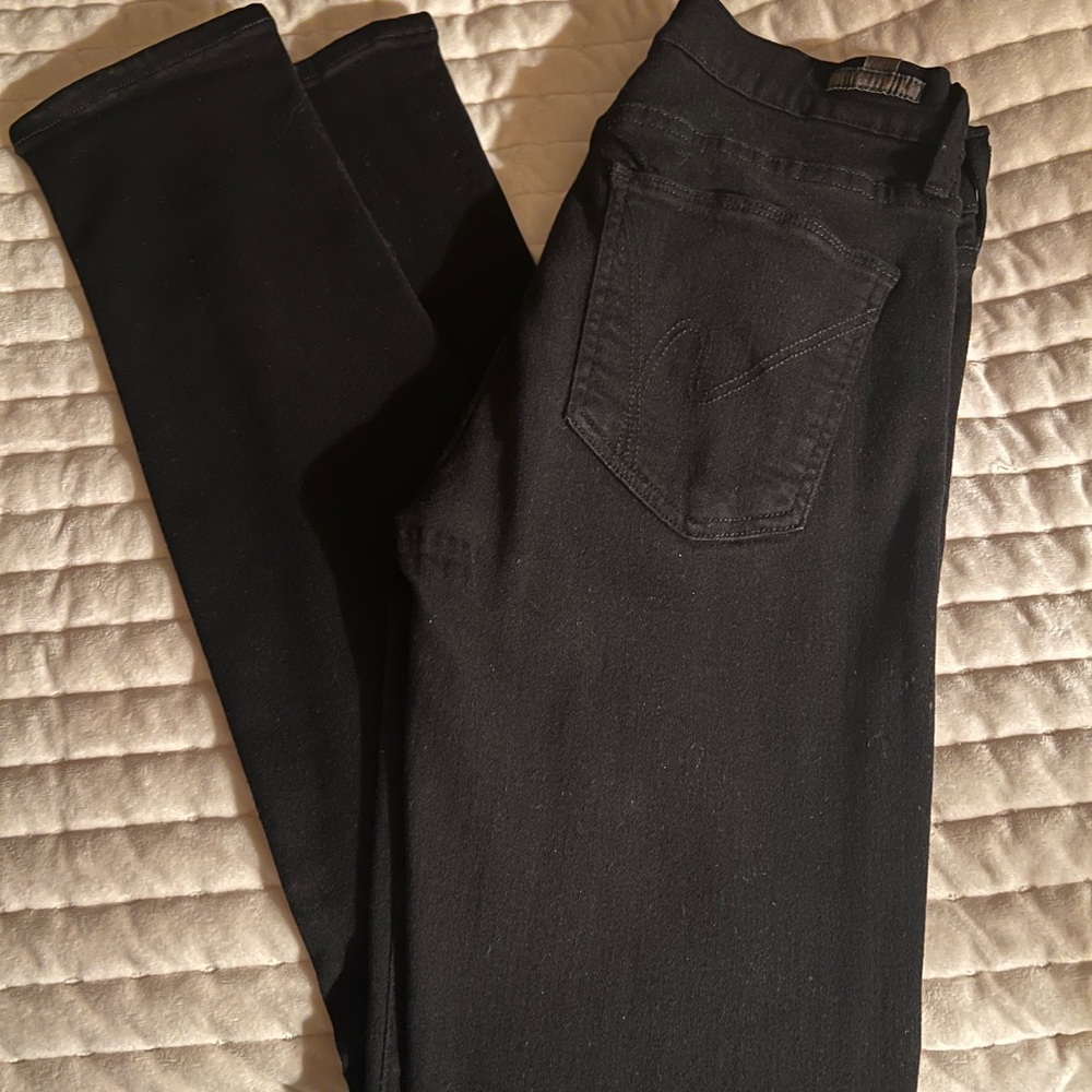 CITIZENS OF HUMANITY Avedon Ultra Skinny in Midnight Black size 30